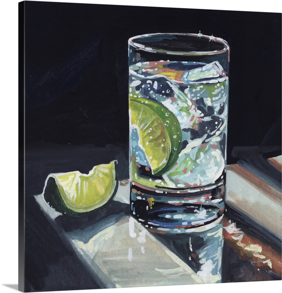 Light Reflecting Off A Cocktail