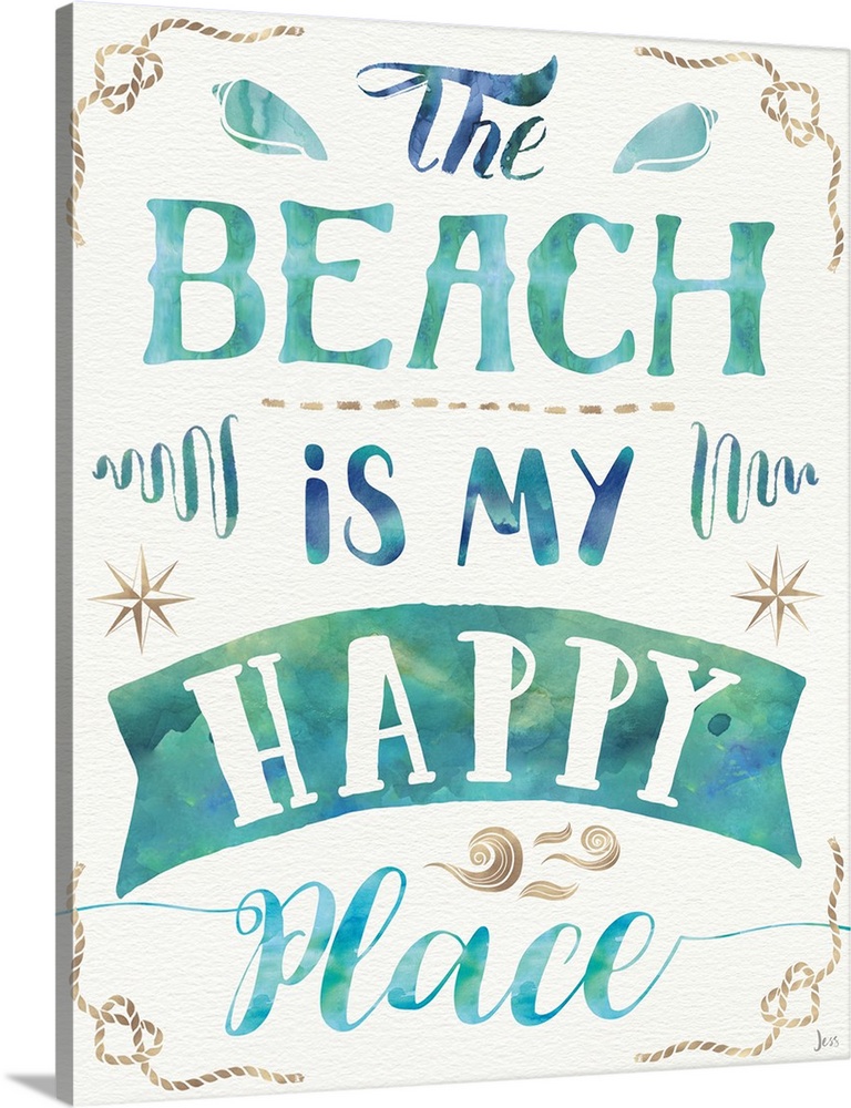 "The Beach is My Happy Place"