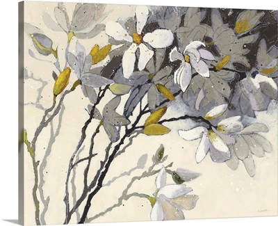 Magnolias Yellow Gray