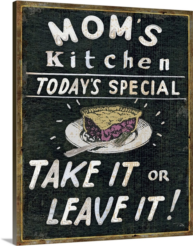Mom's Kitchen Wall Art, Canvas Prints, Framed Prints, Wall Peels