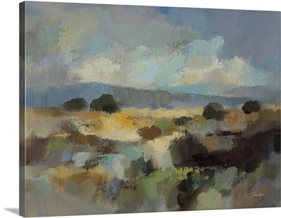 Muted Blue Landscape