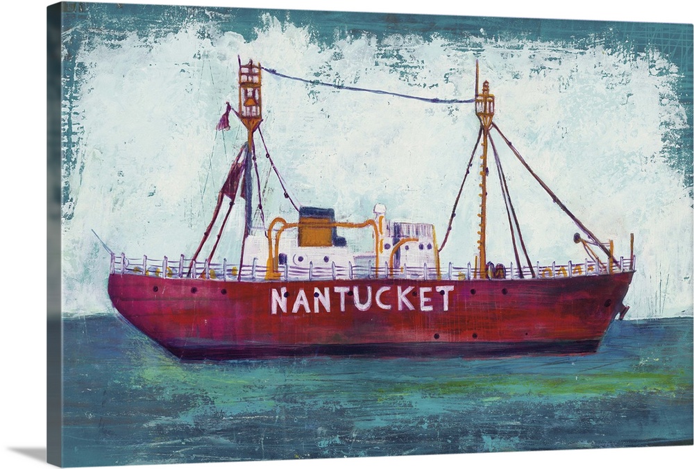 Nantucket Lightship Model In Case Auction