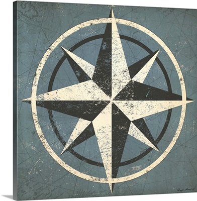 Nautical Compass Blue
