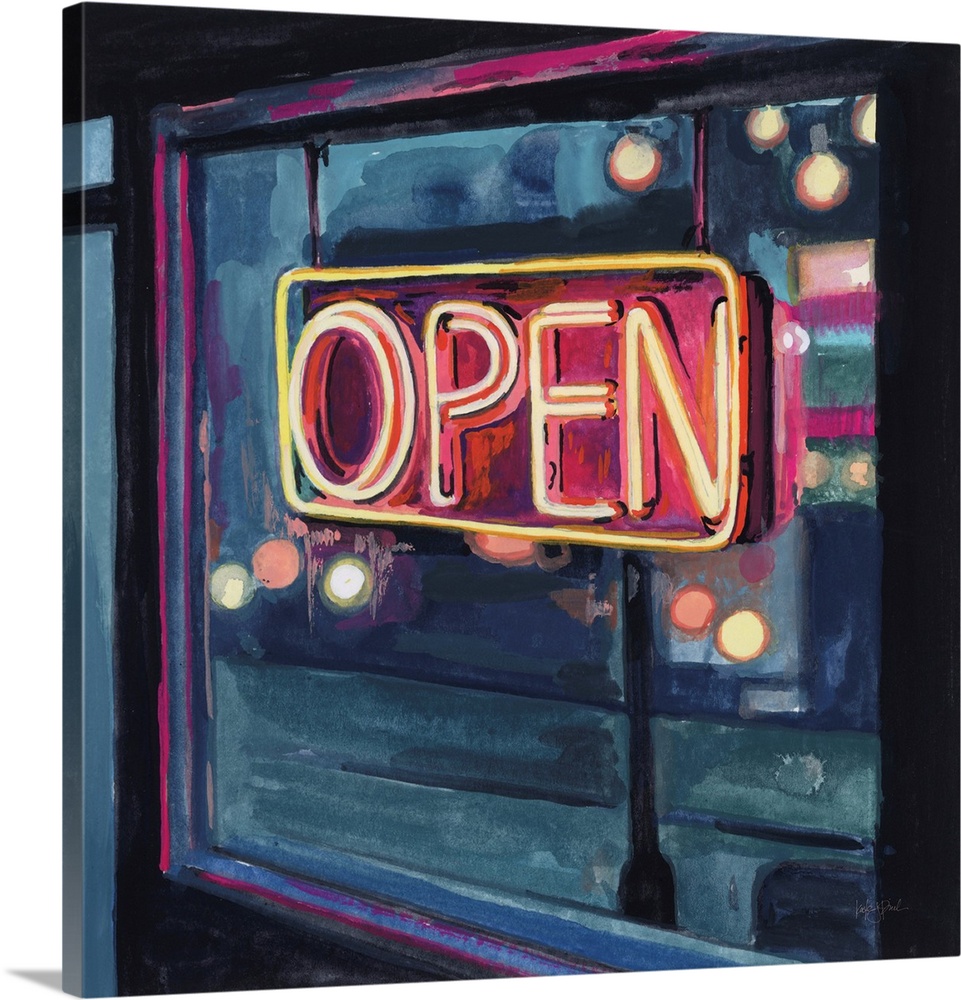 Neon Open Sign