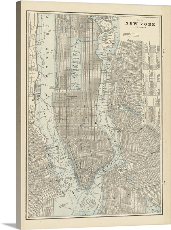 New York City Map | Great Big Canvas