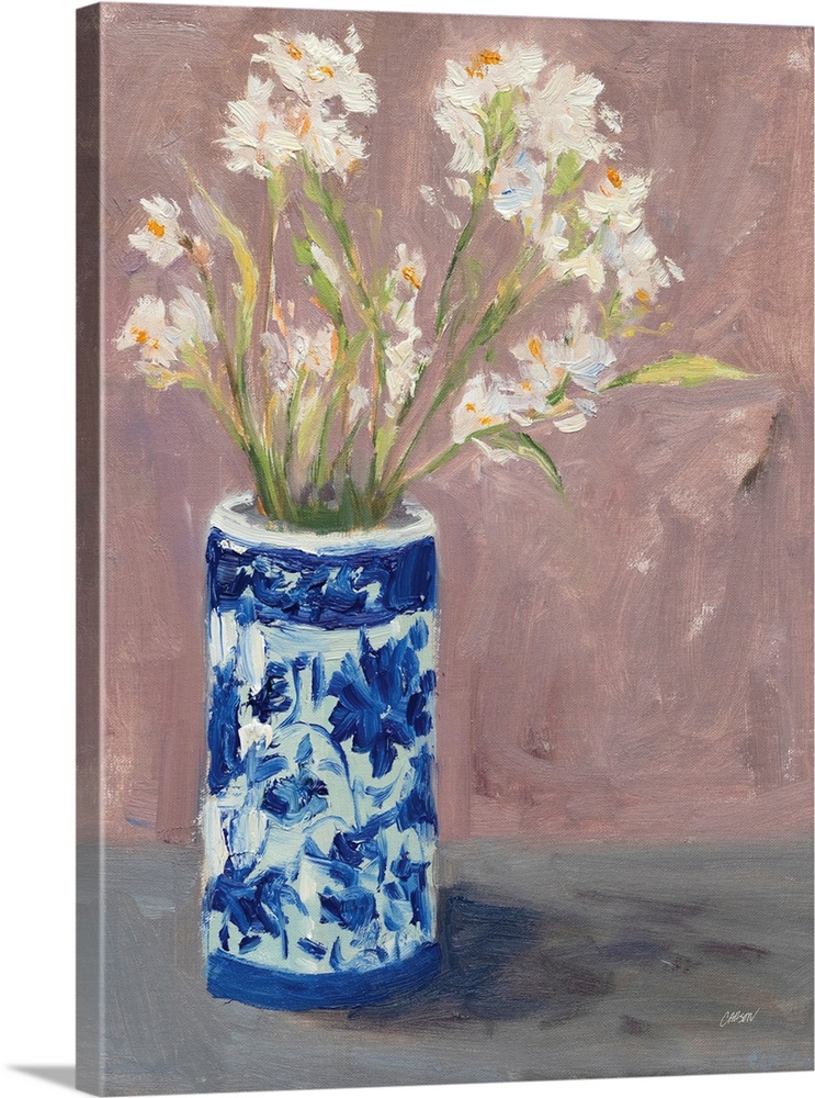 Paperwhites In Chinoiserie Vase
