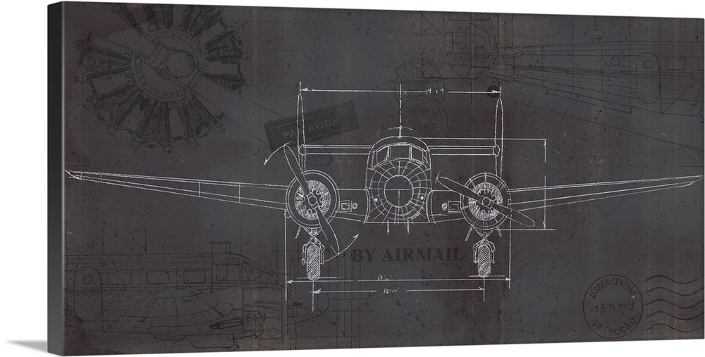 Plane Blueprint IV Wings