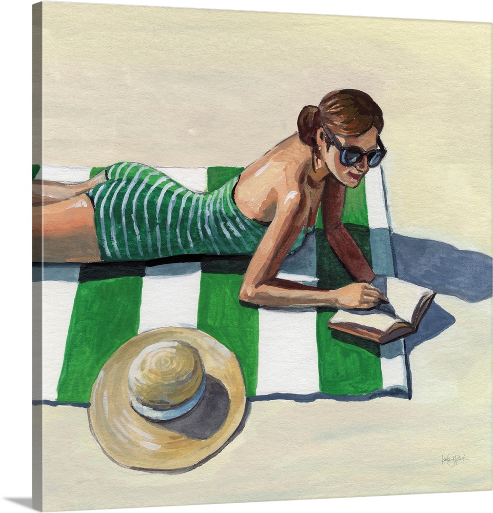 Reading At The Beach