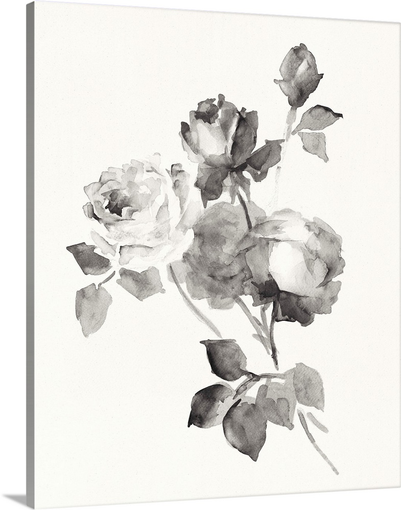 Rose Blossoms Gray
