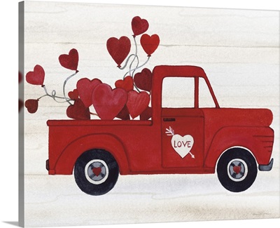 Rustic Valentine Truck