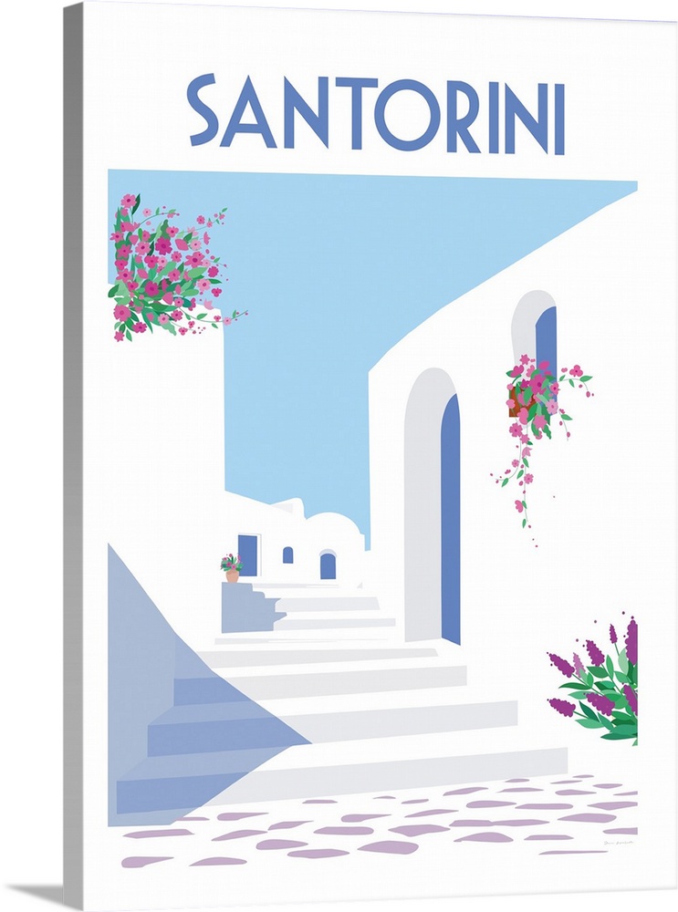 Santorini Poster II
