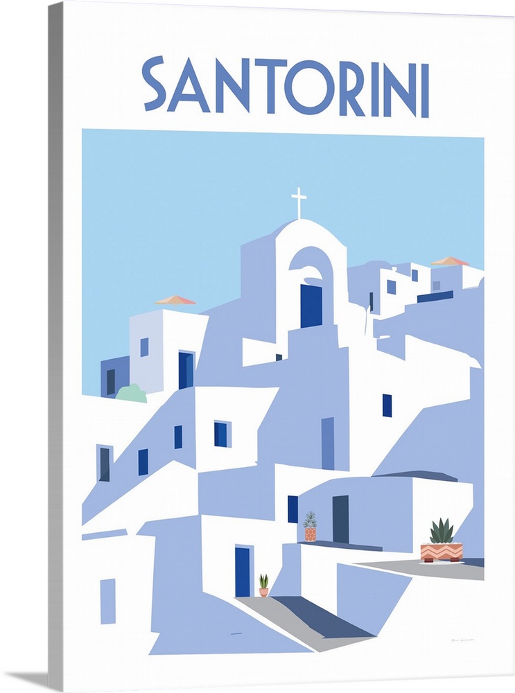 Santorini Poster III