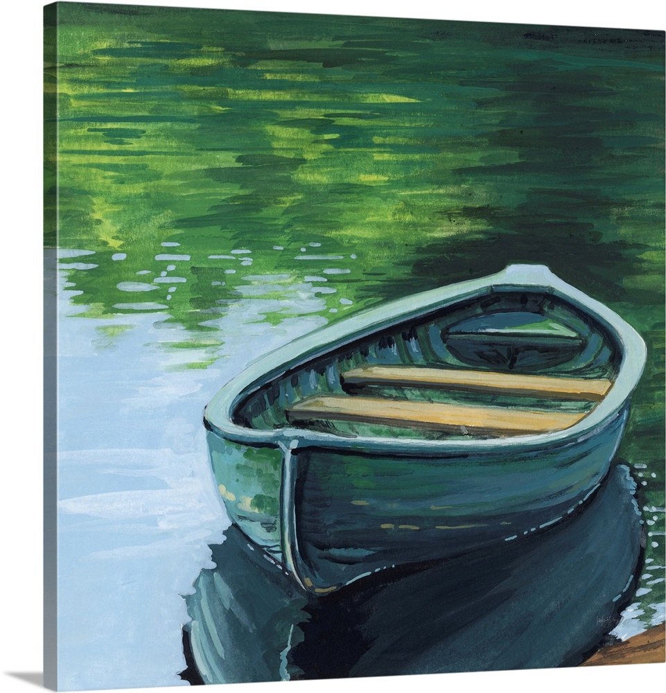 Still Boat In The Lake