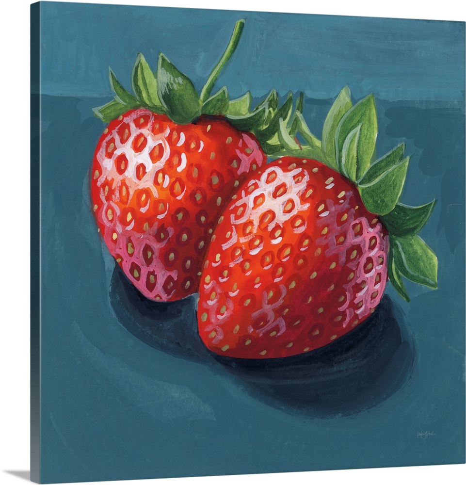 Strawberry Couple Portrait