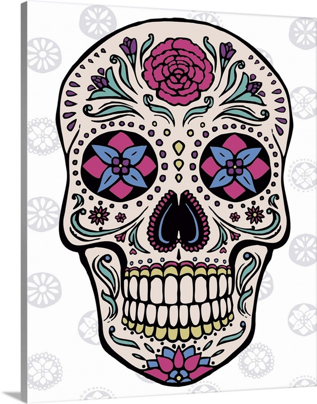 Sugar Skull I Wall Art, Canvas Prints, Framed Prints, Wall Peels ...