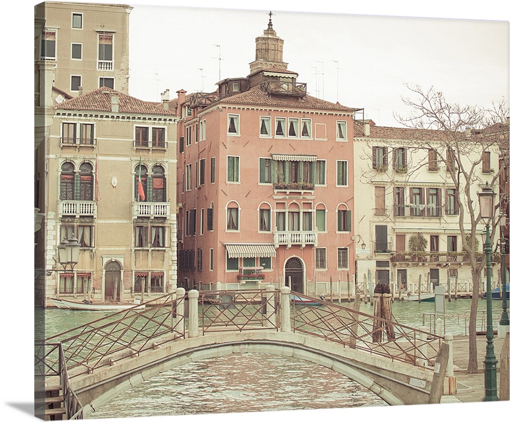 Square photograph of a cityscape in Venice, Italy.