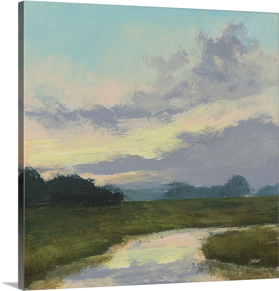 Sundown Over the Marsh Creek