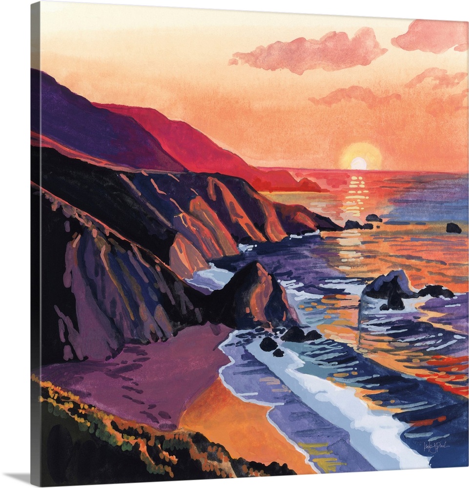 Sunset On The Sandy Dune