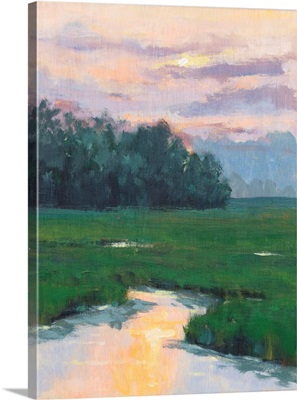 Sunset Over The Marshes