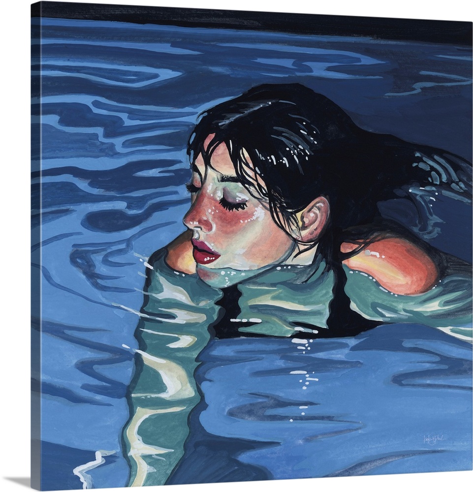 Swimming In Evening Glow