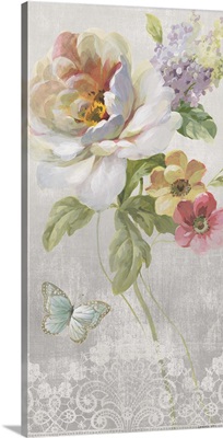 Textile Floral Panel II