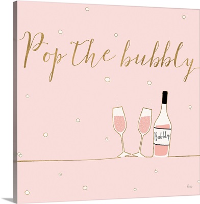 Underlined Bubbly VII Pink