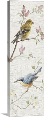 Vintage Birds Panel I