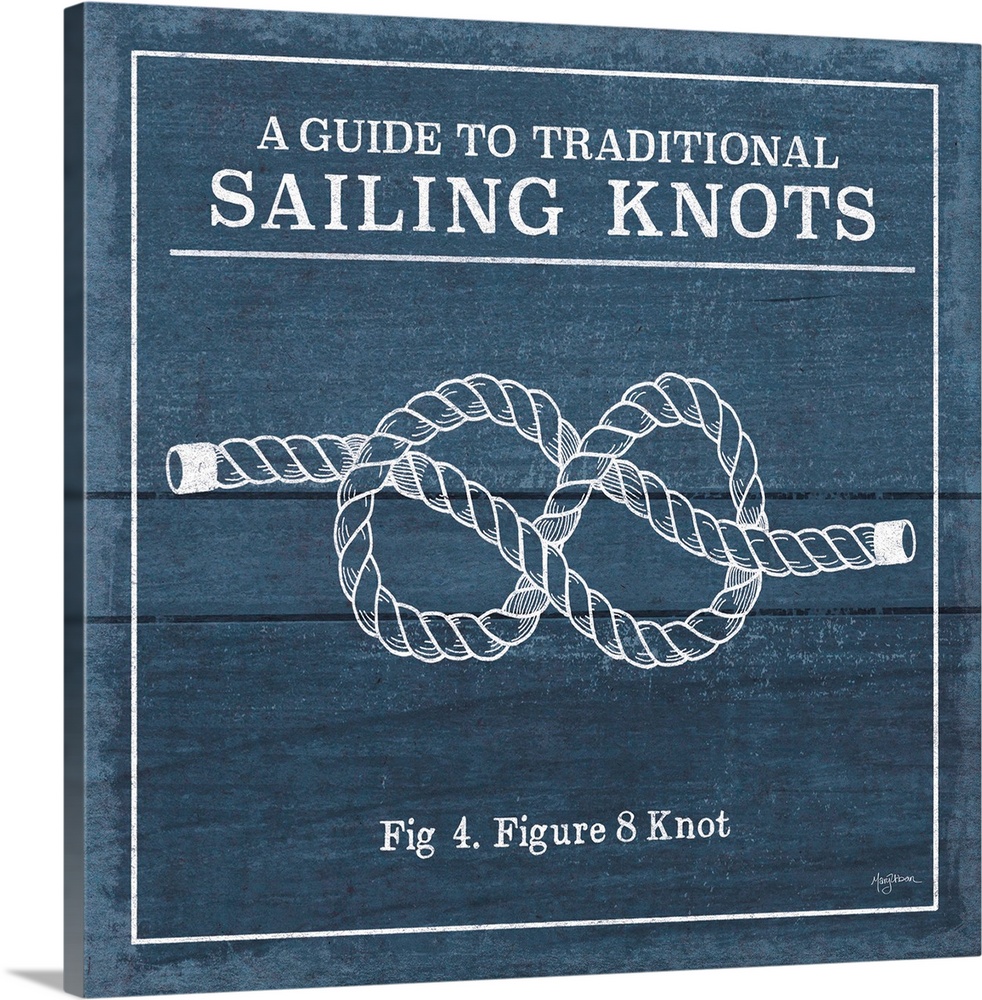 "A Guide To Traditional Sailing Knots- Fig 4. Figure 8 Knot"