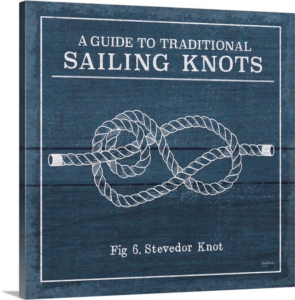 "A Guide To Traditional Sailing Knots- Fig 6. Stevedor Knot"