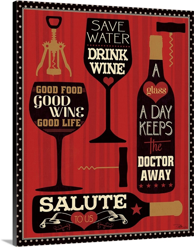 Wine Words II Great Big Canvas