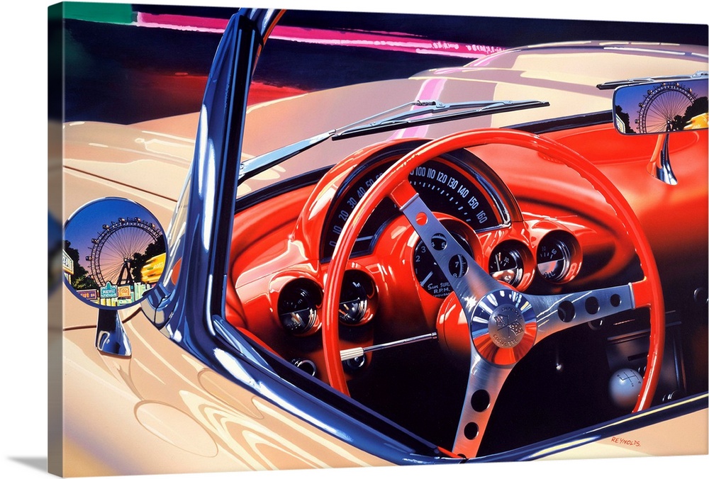 '58 Corvette Wall Art, Canvas Prints, Framed Prints, Wall Peels | Great