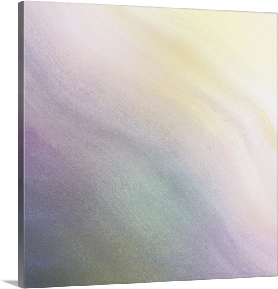 Artist image of a muted pastel color gradient in a wavy shape.