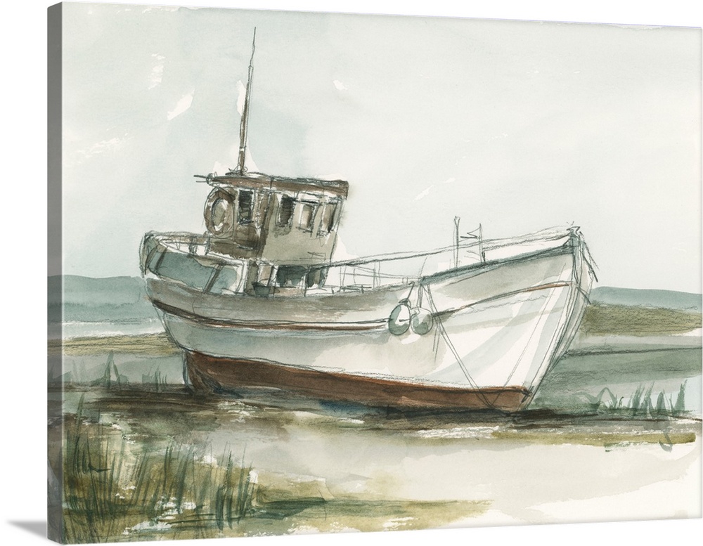 Abandoned Fishing Boat I