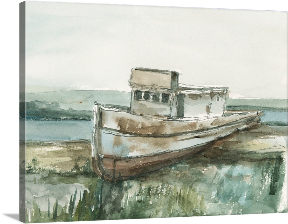 Abandoned Fishing Boat II