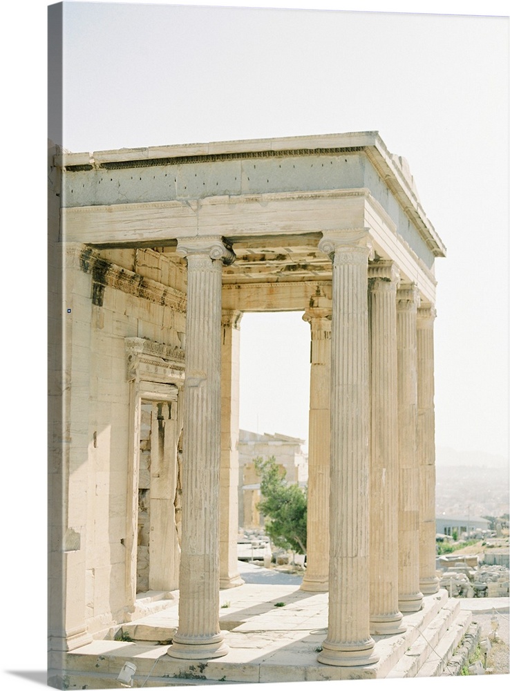 Photograph of the classical architecture of Athens, Greece.