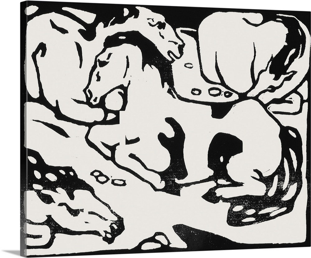 Animal Legend Woodcuts I