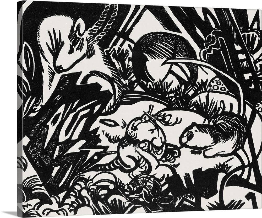 Animal Legend Woodcuts II