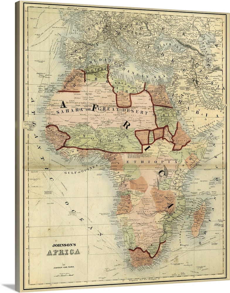 Antique Map of Africa