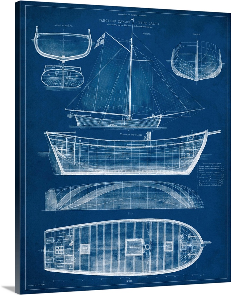 Antique Ship Blueprint II