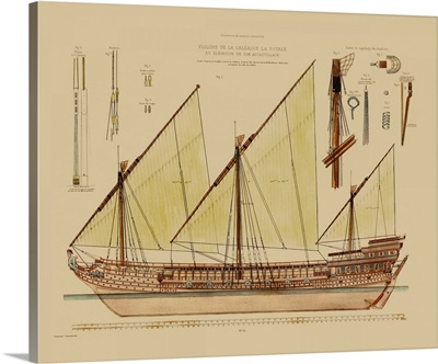 Antique Ship Plan VI