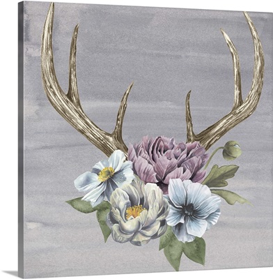 Antlers and Flowers II