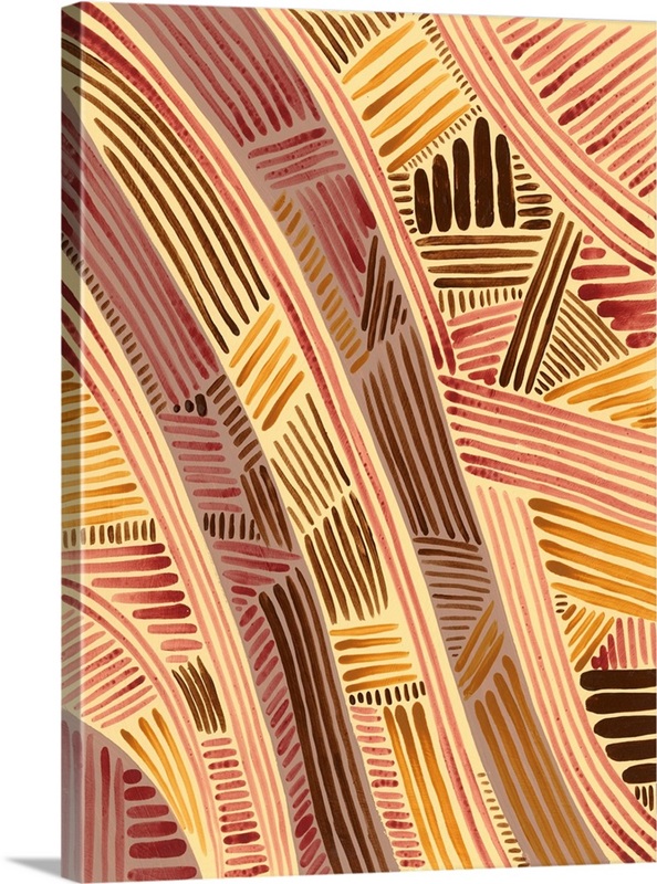 Bands Of Pattern I | Great Big Canvas