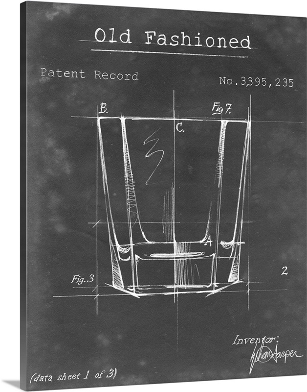 Barware Blueprint I Great Big Canvas