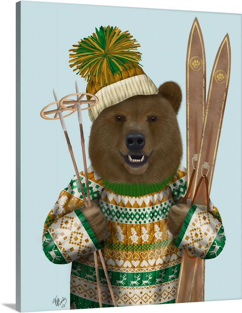 Bear in Christmas Sweater