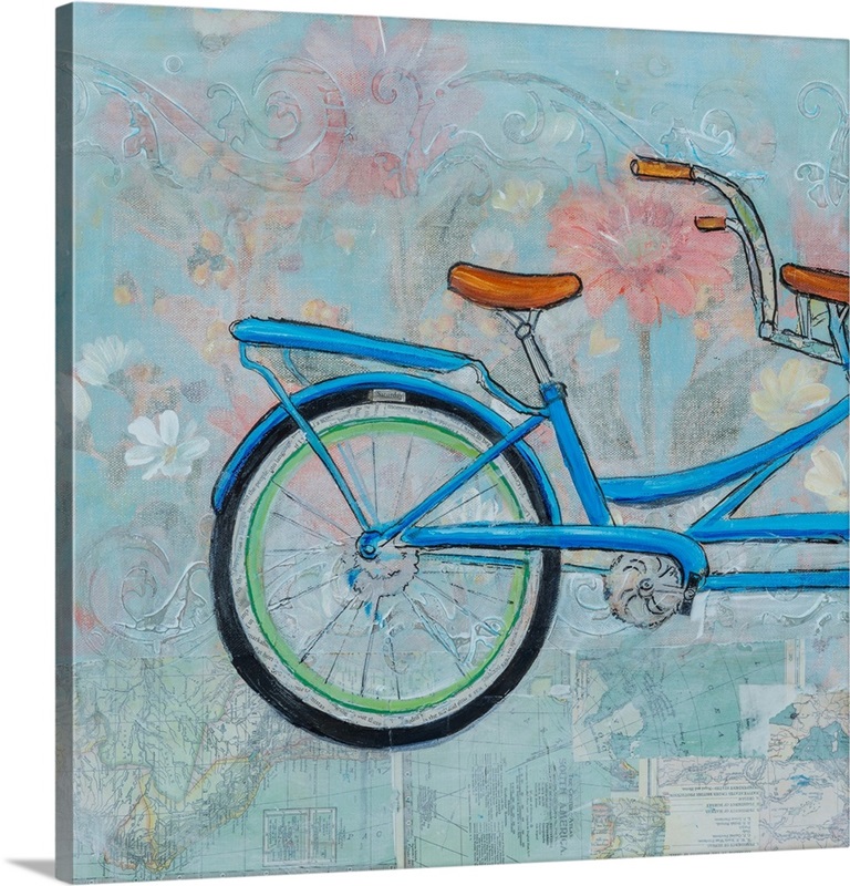 Bicycle Collage I Wall Art, Canvas Prints, Framed Prints, Wall Peels ...