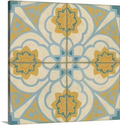 Blue and Gold Tiles II