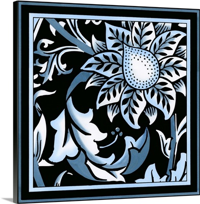 Blue and White Floral Motif II