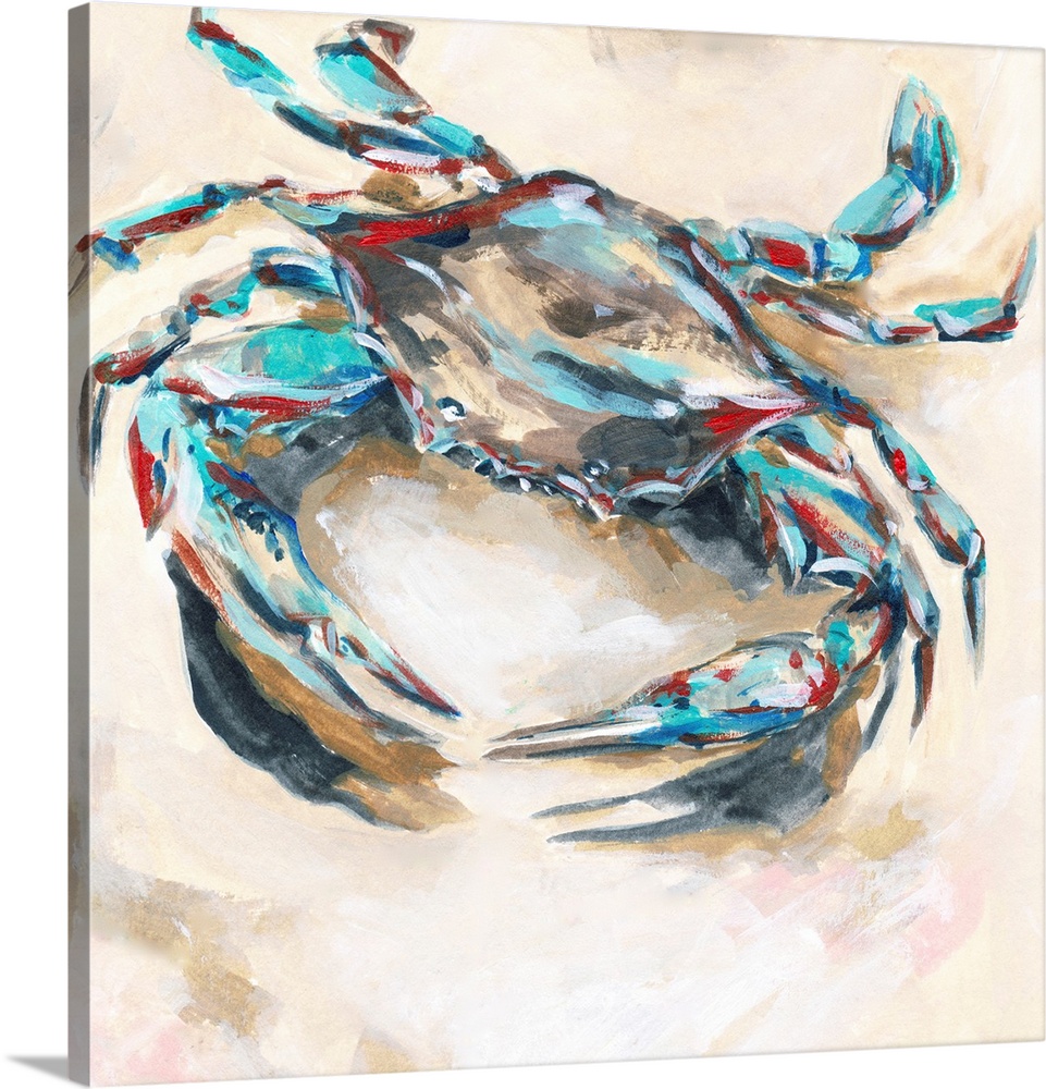 Blue & Red Crab II