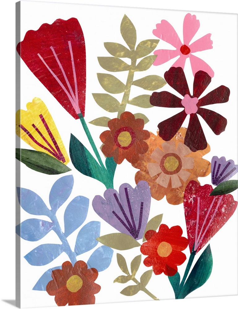 Bright Floral I Wall Art, Canvas Prints, Framed Prints, Wall Peels Great Big Canvas