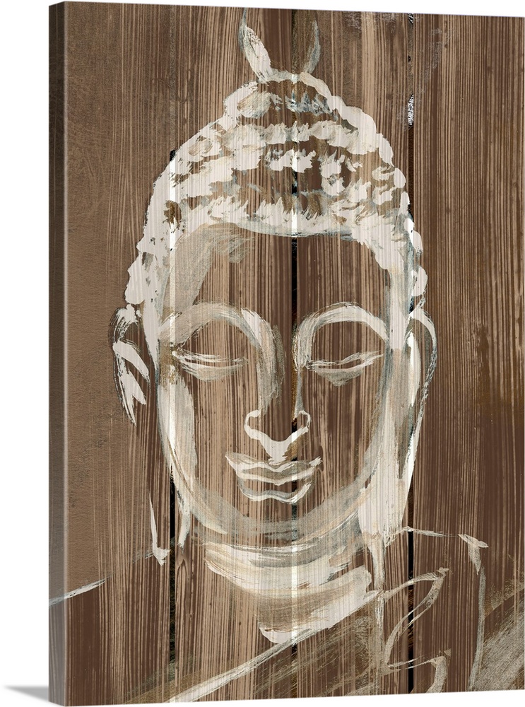 Buddha On Wood II